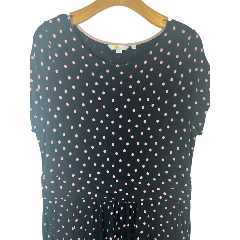 Boden Amelie polka dot dress size 14 14R